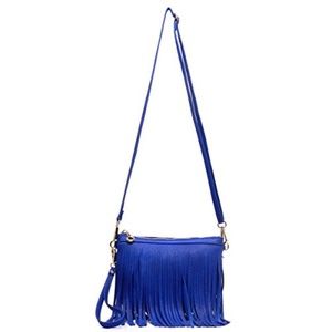 Western Fringe Clutch Cross Body Bag